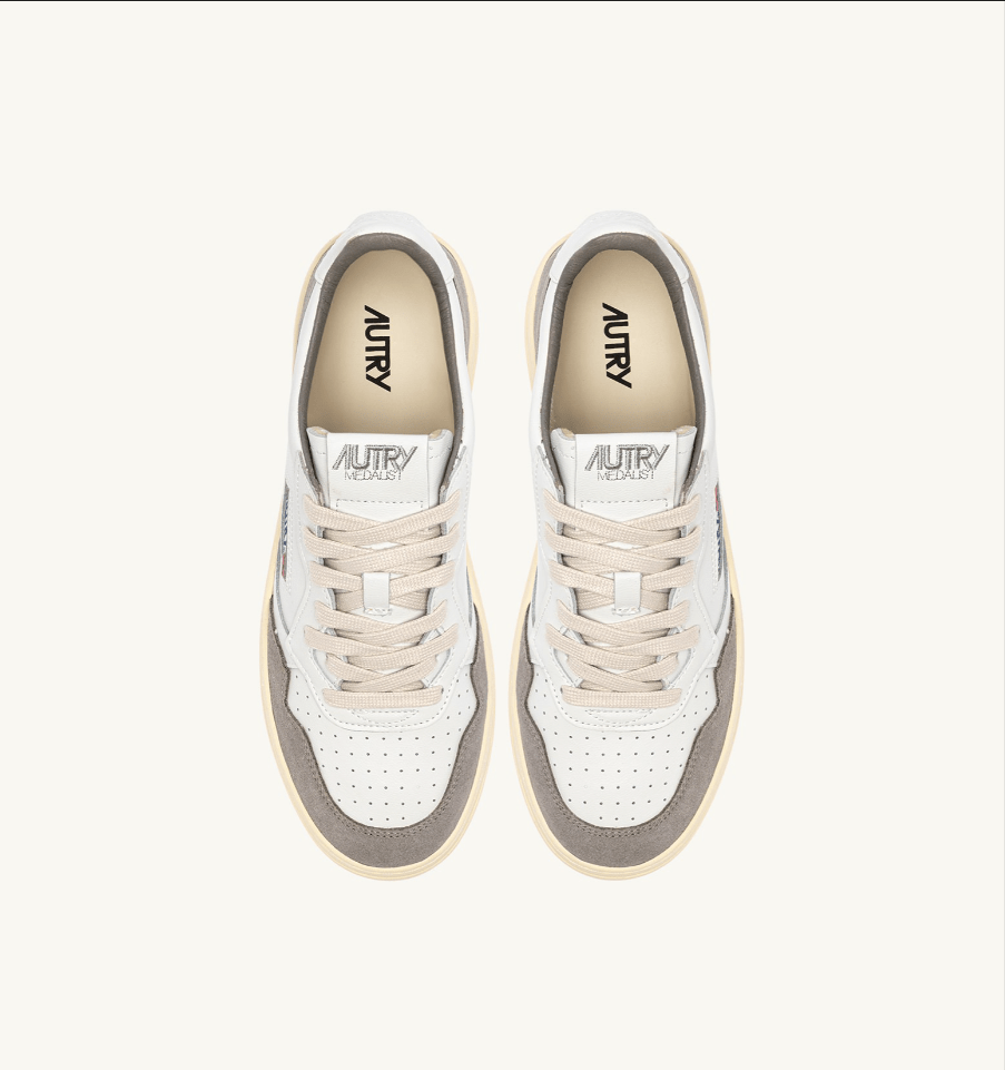 Sneakers medalist low in pelle bianco e cemento - YES SHOPSneakersAUTRYAULM - FT15-IT 38