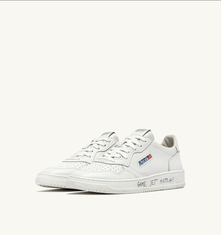 Sneakers medalist low in pelle bianco " Game Set Match " - YES SHOPSneakersAUTRYAULM - ML08-IT 38