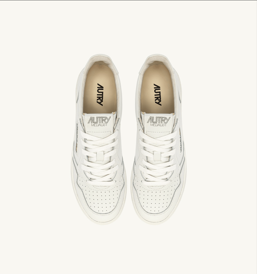 Sneakers medalist low in pelle bianco " Game Set Match " - YES SHOPSneakersAUTRYAULM - ML08-IT 38