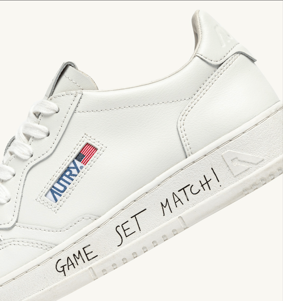 Sneakers medalist low in pelle bianco " Game Set Match " - YES SHOPSneakersAUTRYAULM - ML08-IT 38