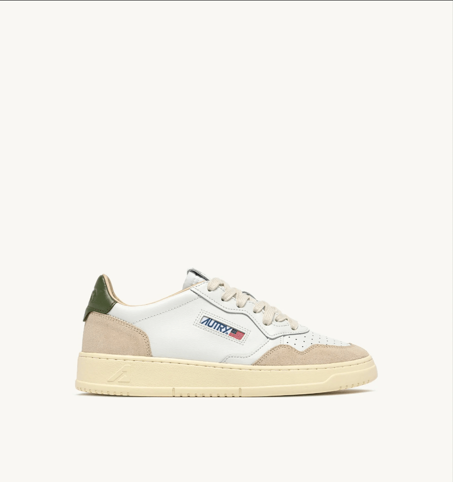 Sneakers medalist low in suede e pelle bianca e bronze green - YES SHOPSneakersAUTRYAULM - LS17
-IT 38