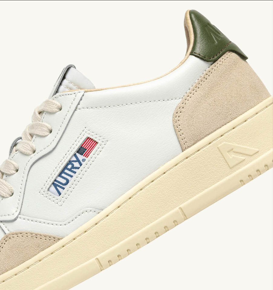 Sneakers medalist low in suede e pelle bianca e bronze green - YES SHOPSneakersAUTRYAULM - LS17
-IT 38
