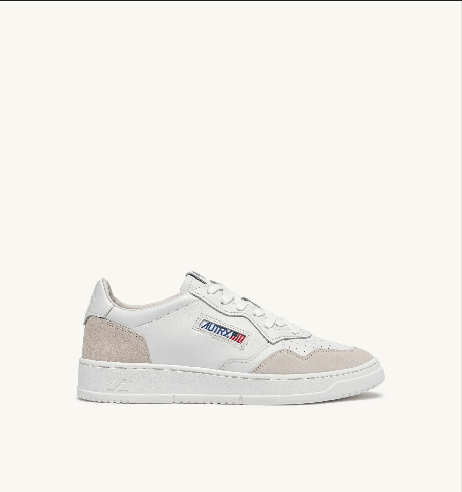 Sneakers medalist low in suede e pelle bianco - YES SHOPSneakersAUTRYAULM - LS30-IT 38