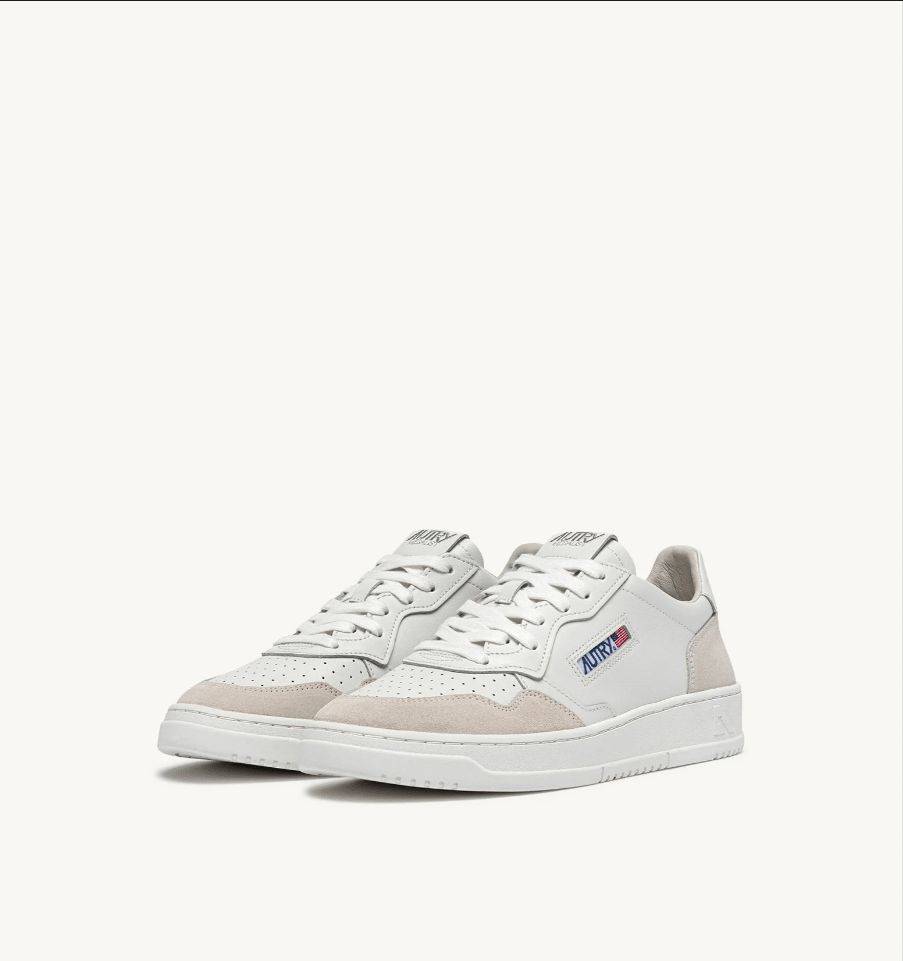 Sneakers medalist low in suede e pelle bianco - YES SHOPSneakersAUTRYAULM - LS30-IT 38