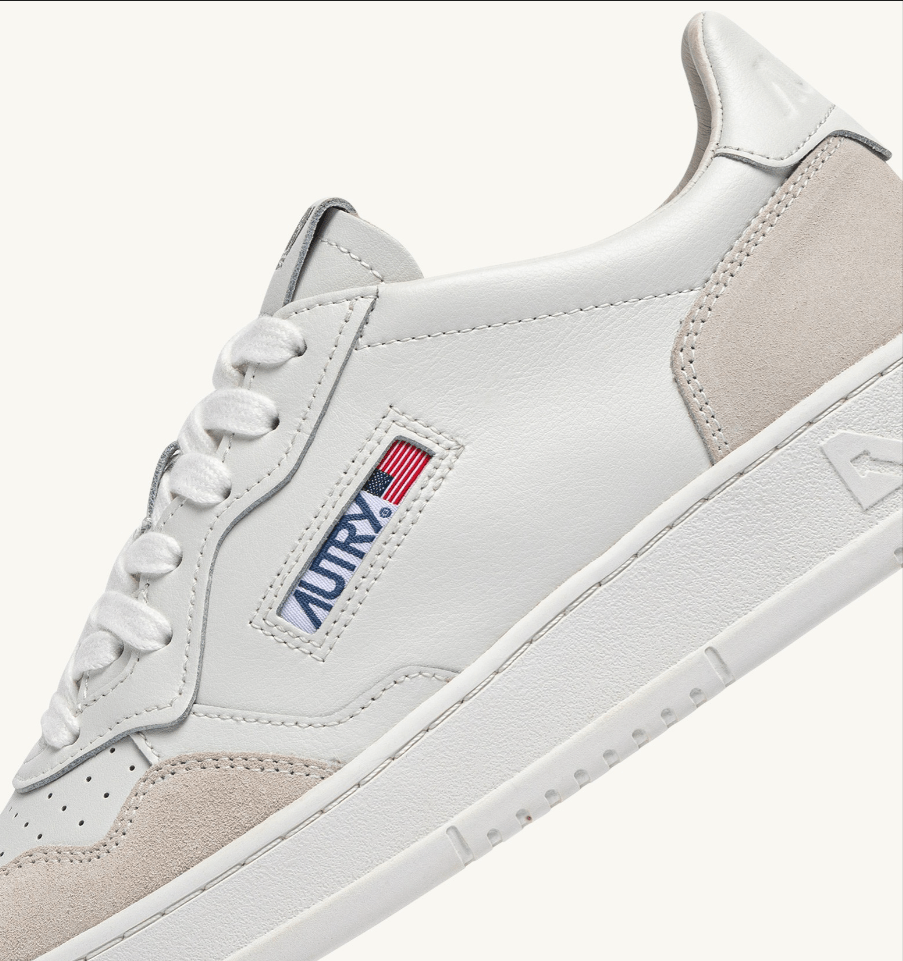 Sneakers medalist low in suede e pelle bianco - YES SHOPSneakersAUTRYAULM - LS30-IT 38