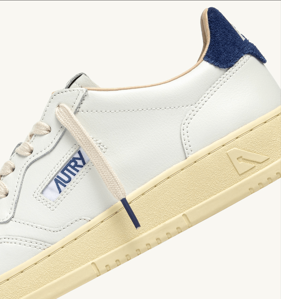 Sneakers medalist low in pelle bianco e suede blue depths - YES SHOPSneakersAUTRYAULM - BJ03-IT 38