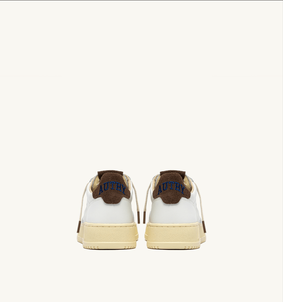 Sneakers medalist low in pelle bianco e suede chocolate - YES SHOPSneakersAUTRYAULM - HJ03-IT 38