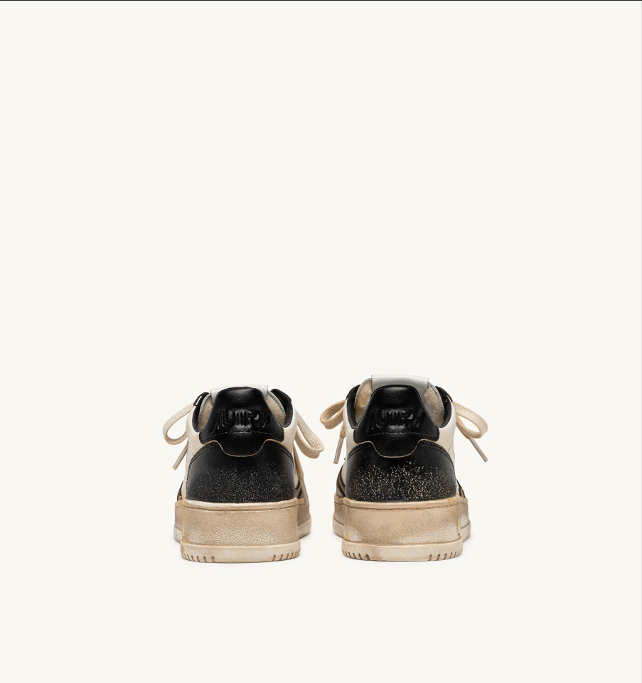 Sneakers medalist low super vintage in pelle bianco e moro - YES SHOPSneakersAUTRYAVLM - SV60-IT 38