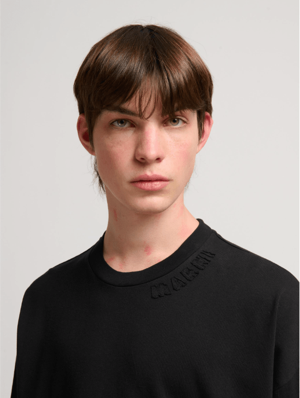 T-shirt a maniche lunghe oversize nera - YES SHOPT-shirtMARNIHUJY0325MX UTC406 N99-IT 42