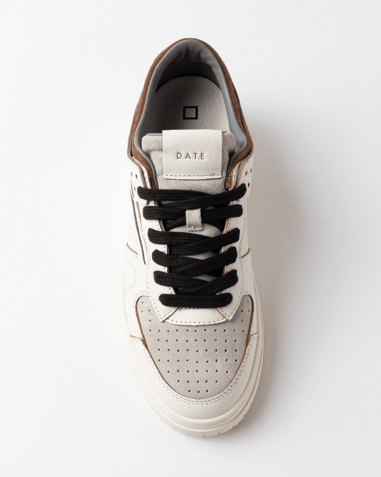 Sneakers Torneo colored White-cuoio - YES SHOPSneakersD.A.T.EM451-TO-CO-WI-IT 38