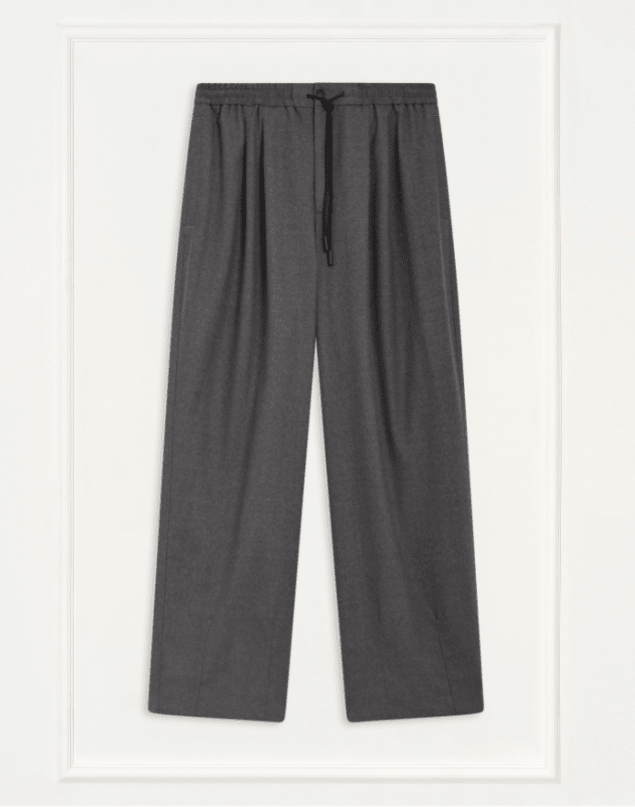 Pantalone Wide active in tecno wool grigio medio - YES SHOPPantaloniPT TORINOCOASWDZB0KLT PO80-IT 42