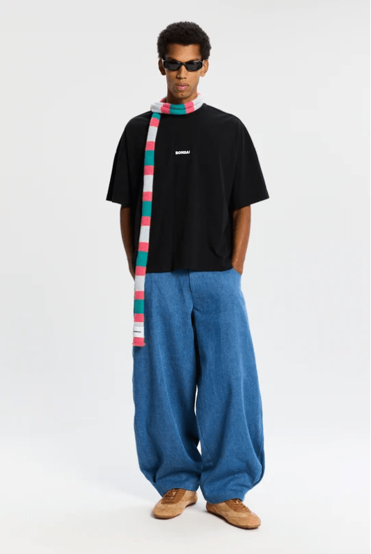 T-shirt box logo nero - YES SHOPT-shirtBONSAITS001001-XXS5779954952971
