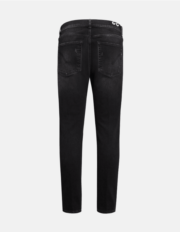 Jeans Dian nero vintage con microrotture - YES SHOPJeansDONDUPUP576 DS0369U MV8-W295772234129871