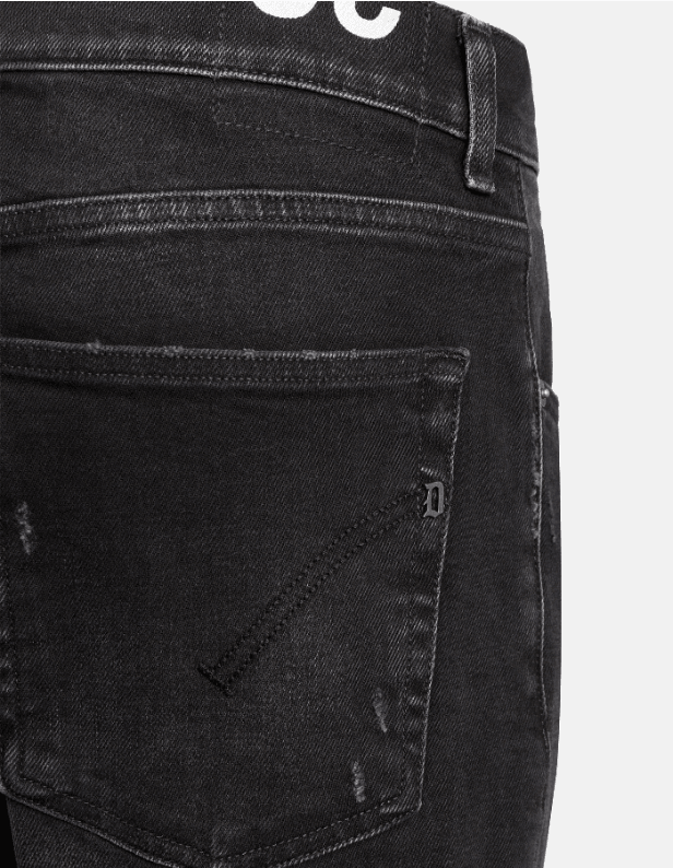 Jeans Dian nero vintage con microrotture - YES SHOPJeansDONDUPUP576 DS0369U MV8-W295772234129871