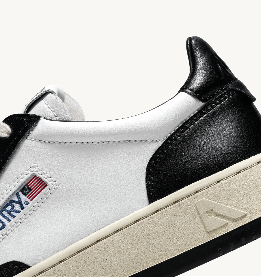 Sneakers medalist low bicolor in pelle bianca e nera - YES SHOPSneakersAUTRYAULMW WB01WB01-367935096649471