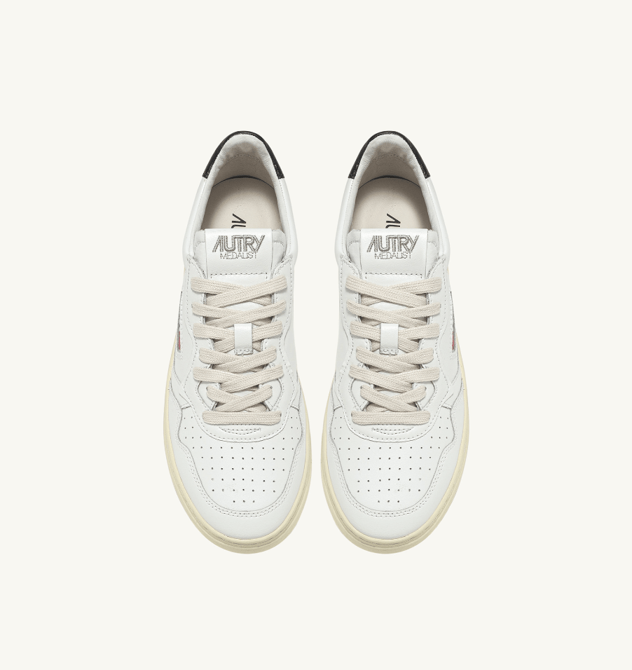 Sneakers medalist low bianco e nero - YES SHOPSneakersAUTRYAULM LL22LL22-401519767386571