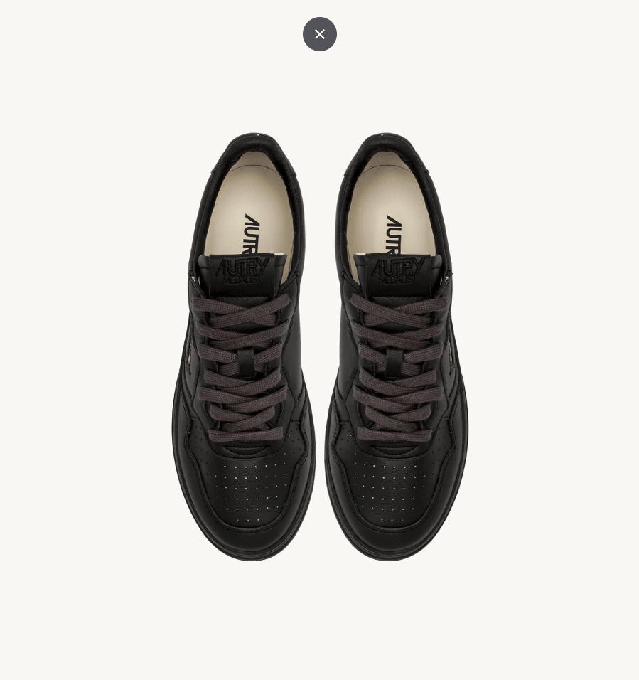 Sneakers medalist low in pelle total black - YES SHOPSneakersAUTRYAULM - SG16-IT 388582305742771