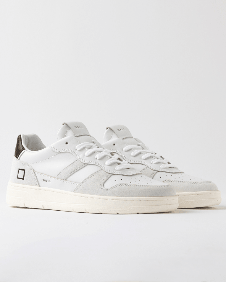 Sneakers Court 2.0 basic bianco e nero - YES SHOPSneakersD.A.T.EM441-C2-BA-WB-IT 387177214652771