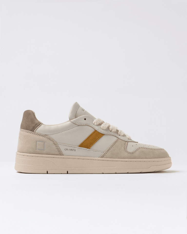 Sneakers 2.0 vintage il pelle e suede ivory - YES SHOPSneakersD.A.T.EM441-C2-VC-IV-IT 383377214652771