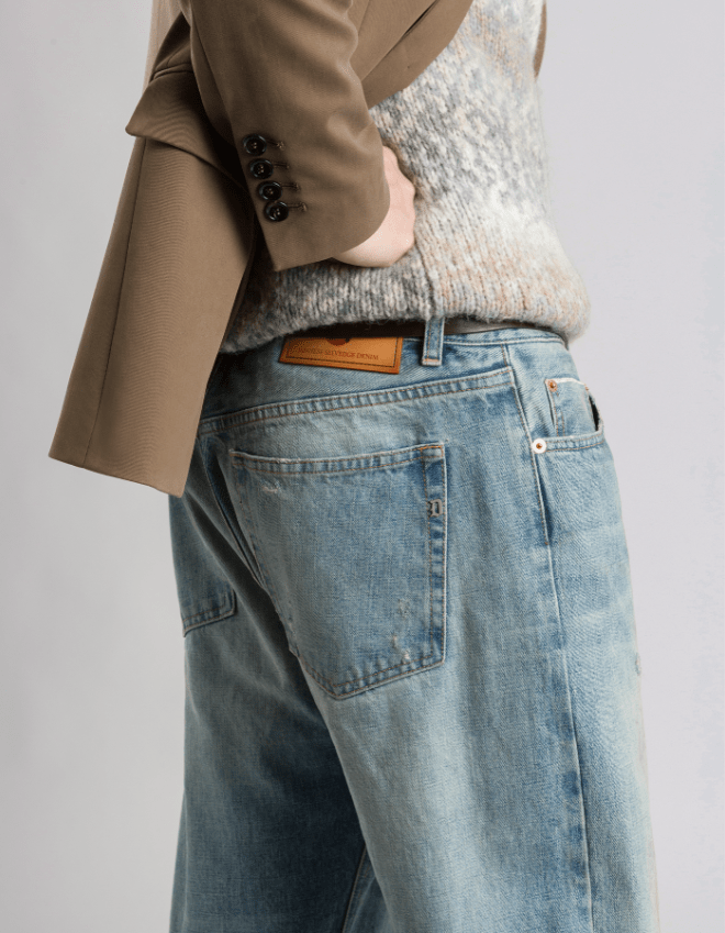 Jeans Yui in denim cimosato chiaro - YES SHOPJeansDONDUPUP724 DF0244U NC2-W29