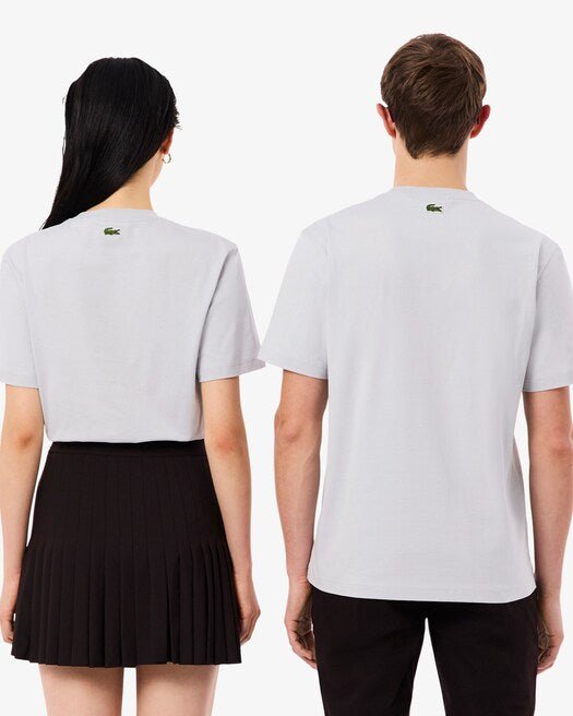 T-shirt in jersey ghiaccio con logo groffato - YES SHOPT-shirtLACOSTETH0753-00-XXS3850567380771