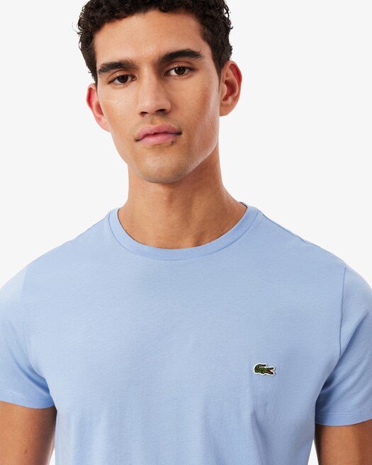 T-shirt in cotone pima celeste - YES SHOPT-shirtLACOSTETH6709-XXS5450567380771