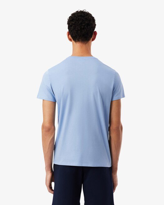 T-shirt in cotone pima celeste - YES SHOPT-shirtLACOSTETH6709-XXS5450567380771