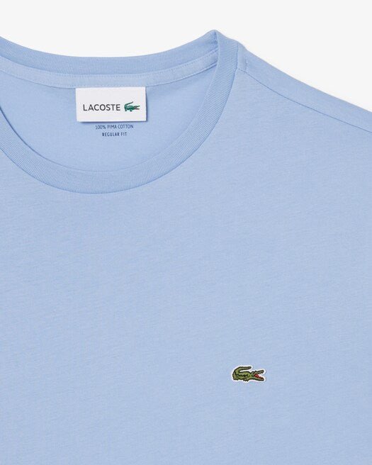 T-shirt in cotone pima celeste - YES SHOPT-shirtLACOSTETH6709-XXS5450567380771