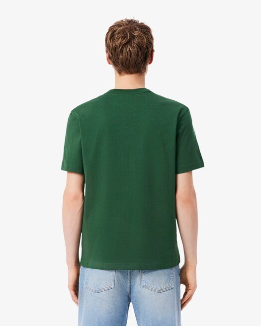 T-shirt in cotone verde - YES SHOPT-shirtLACOSTETH7318-00-XXS3650567380771