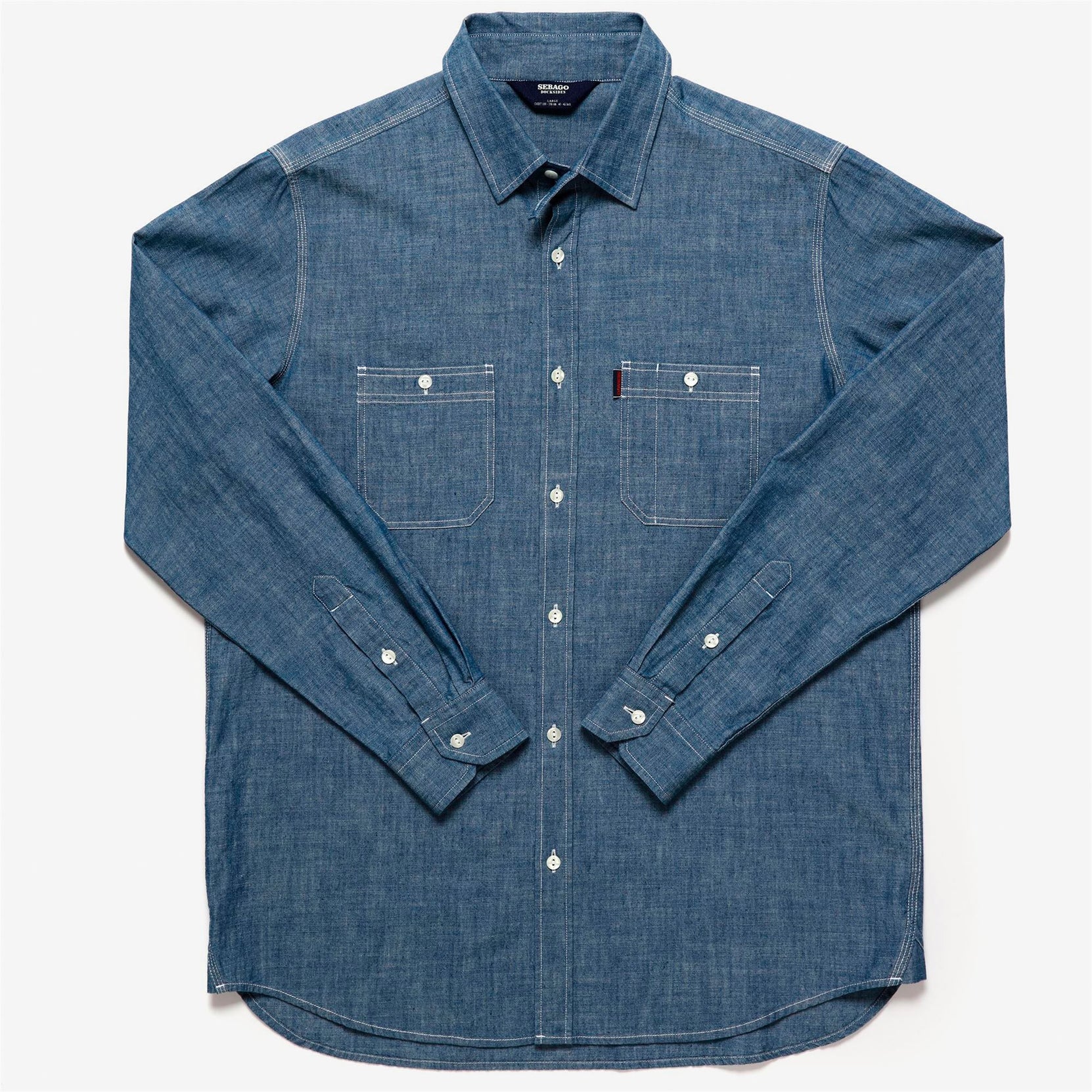 Camicia sheetbend in blu indigo leggero - YES SHOPCamicieSEBAGO711123W-XXS3203453871871