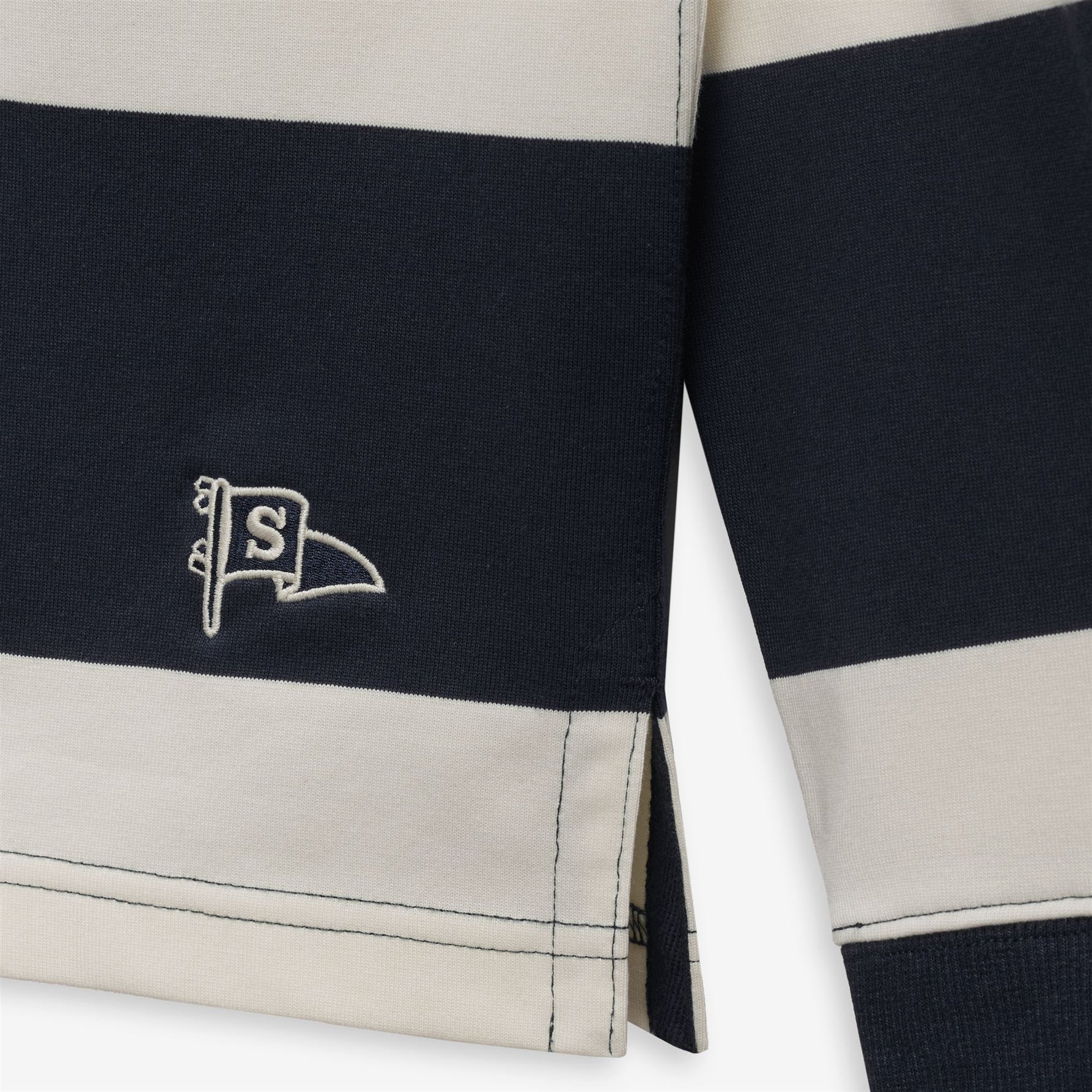 Polo manica lunga a righe panna/blu - YES SHOPPoloSEBAGO731262W-XXS7540987272771