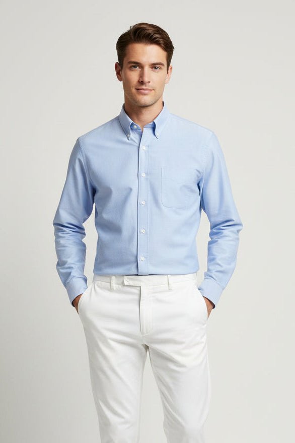 Camicia Whaleback oxford azzurro - YES SHOPCamicieSEBAGO75117ZW-XXS3467292282771