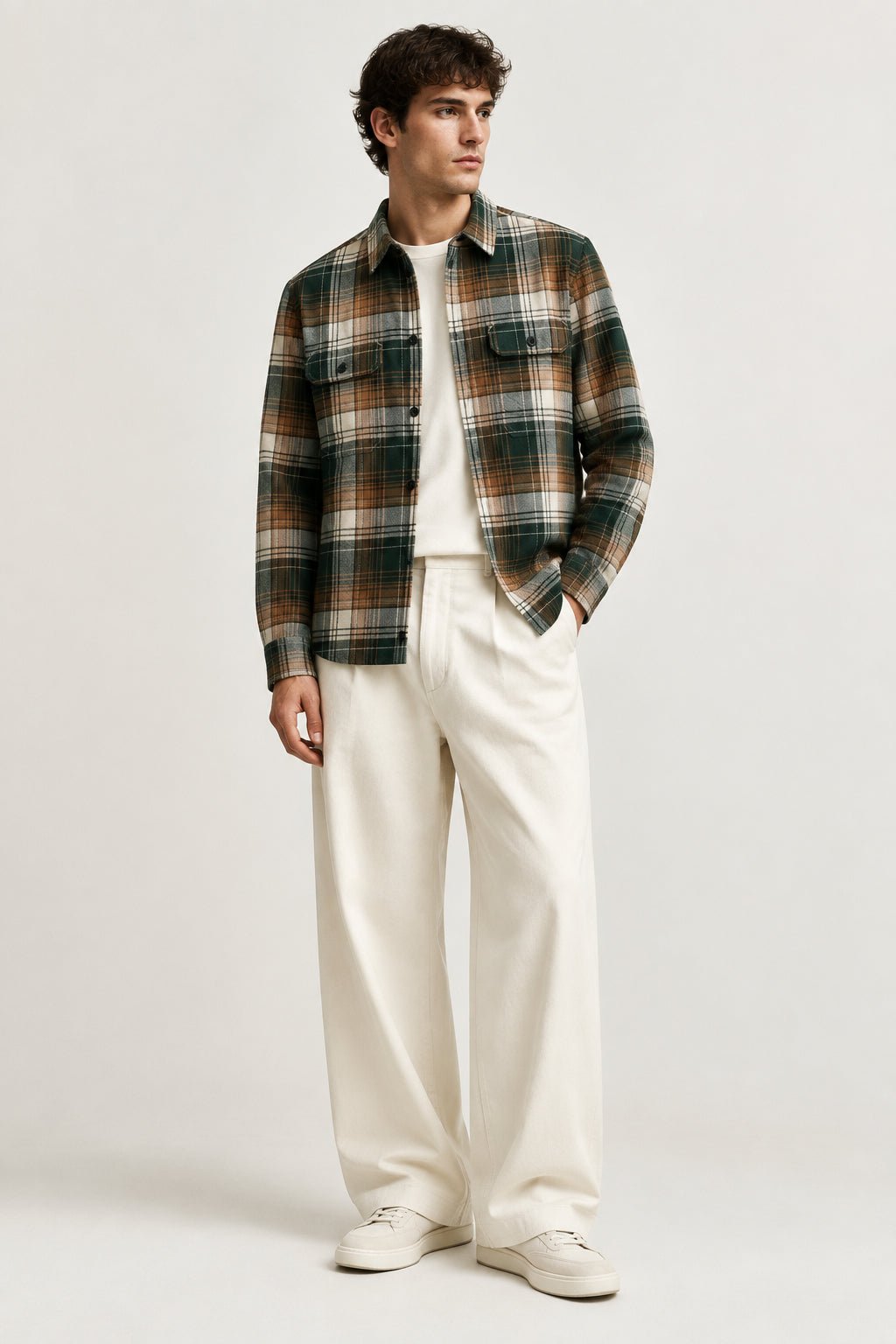 Camicia Jib a quadri Verde/Marrone - YES SHOPCamicieSEBAGO78125HW-XXS