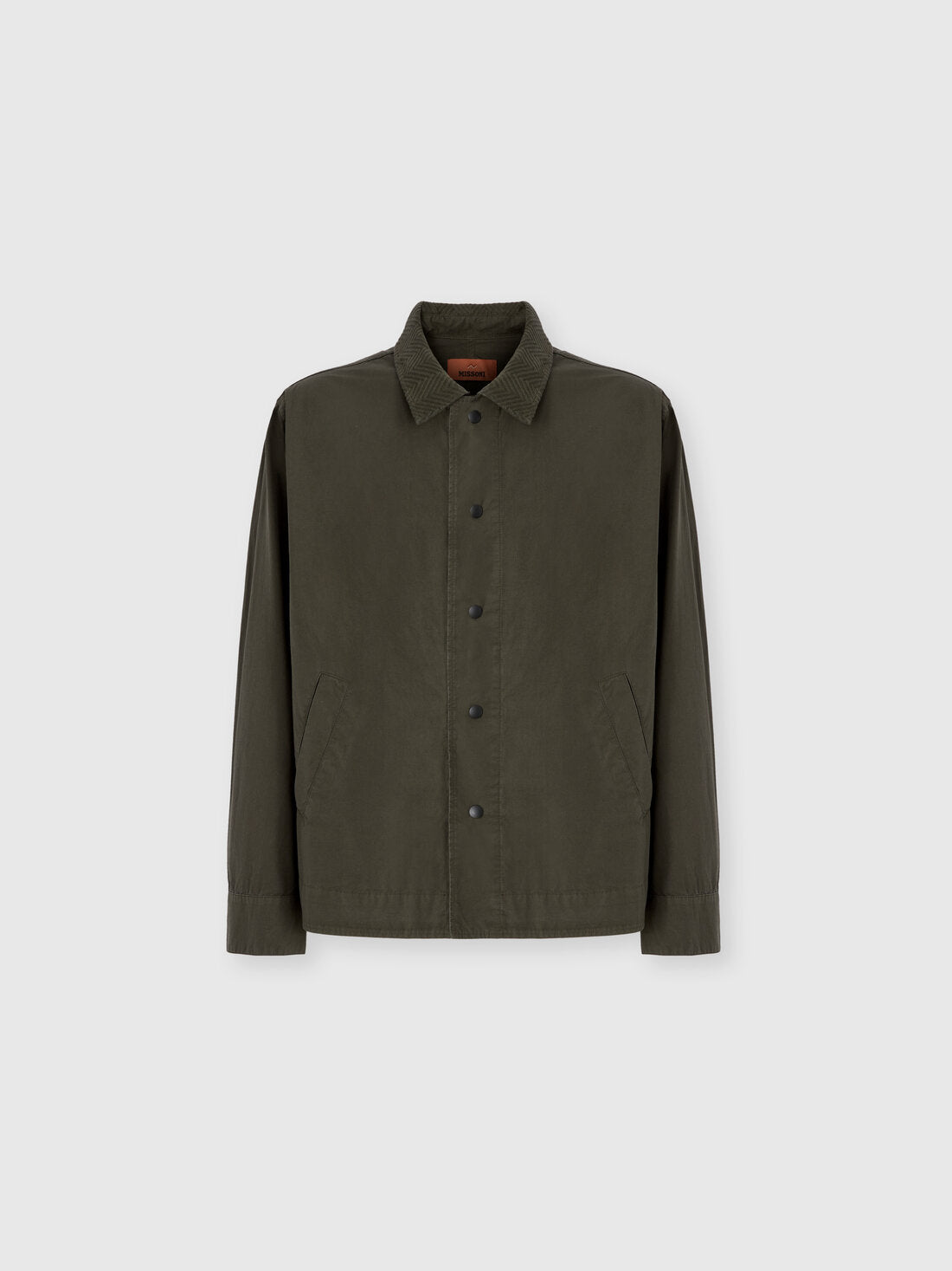 Overshirt verde militare con colletto zig zag - YES SHOPGiaccheMISSONIUS26SC04 BW00ZS-XXS3099605742771