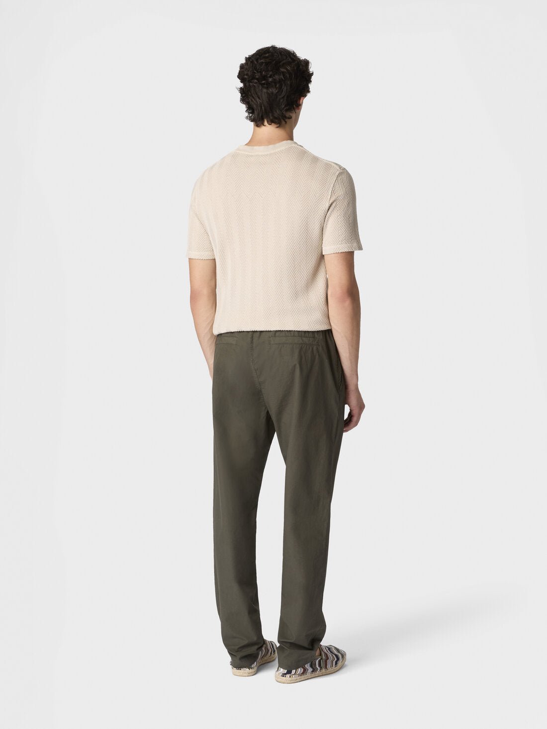 Pantalone verde militare con inserto zig zag - YES SHOPPantaloniMISSONIUS26SI08 BW00ZS-XXS2299605742771