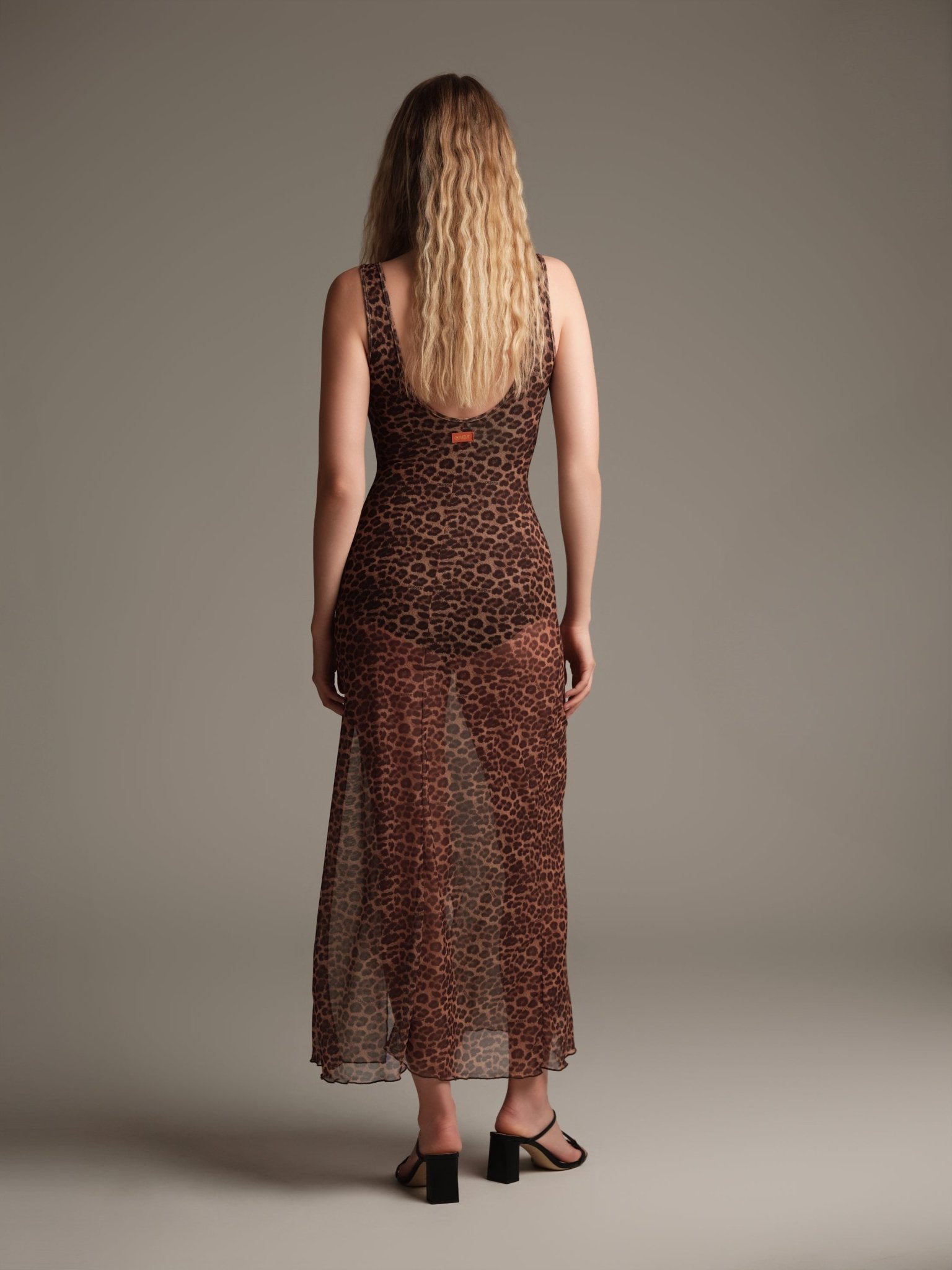 Abito lungo in tulle fantasia maculata - YES SHOPBeachwearCOTAZURVSC61058-XXS5692542681871