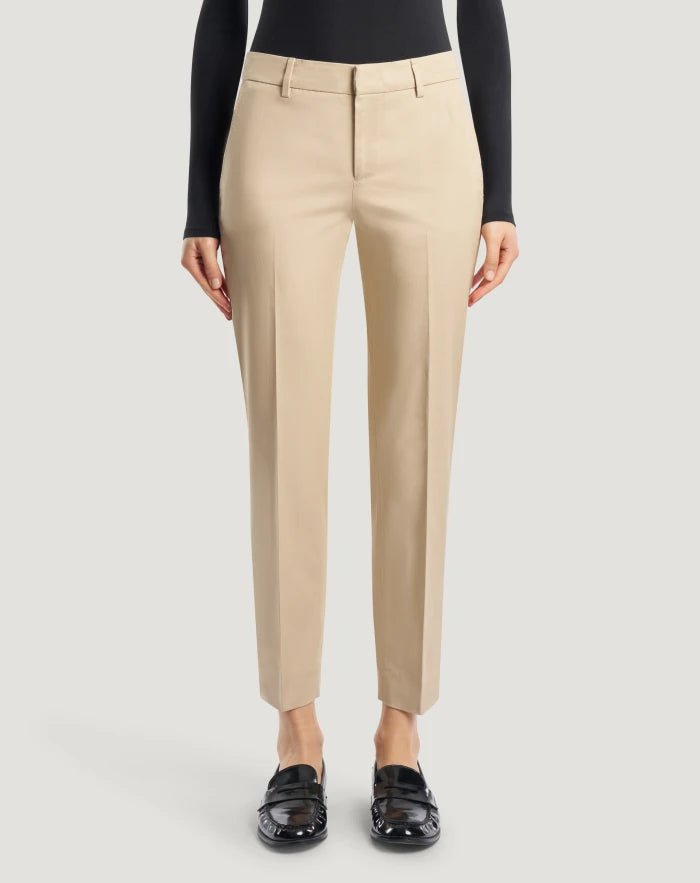 Pantalone New York crema in gabardina stretch - YES SHOPPantaloniPT TORINOCDVSNYZ00STD/DX18-IT 342903749676771