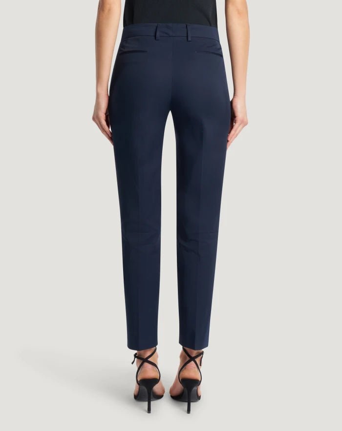 Pantalone New York blu notte in gabardina stretch - YES SHOPPantaloniPT TORINOCDVSNYZ00STD/DX18-IT 341113749676771