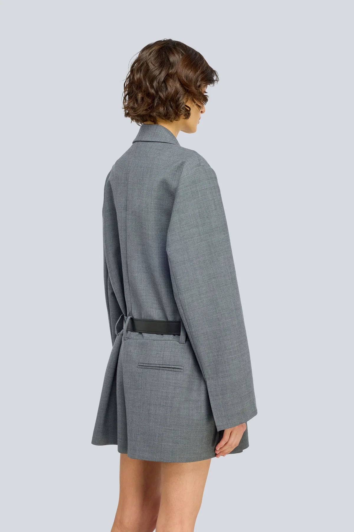 Tuta Carmen corta in fresco lana grigia - YES SHOPTute intereSEMICOUTUREY6WI17-IT 349572596669871
