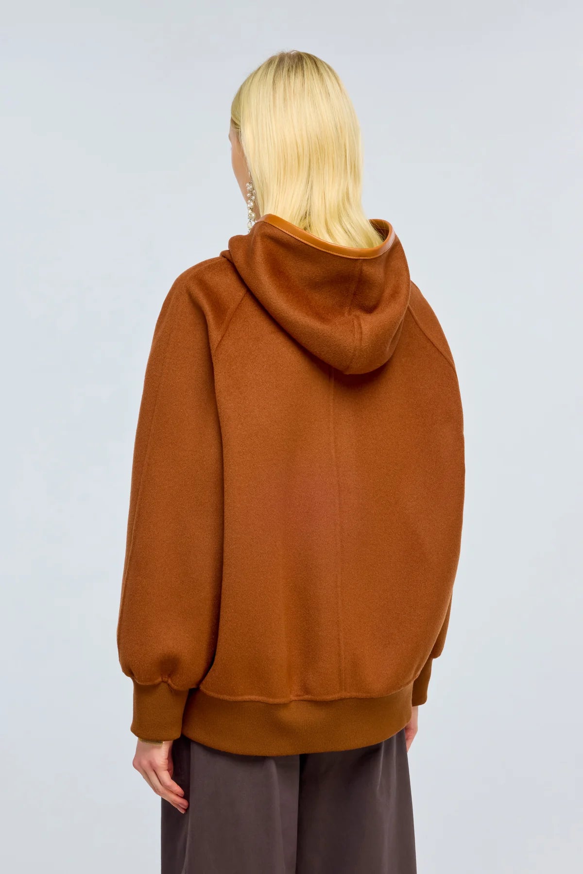 Bomber Sharlee in panno bruciato con cappuccio - YES SHOPGiubbottiSEMICOUTUREY6WV06-IT 349372596669871
