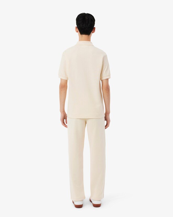 Pantaloni in tuta beige in piqué con bordo - YES SHOPPantaloni tutaLACOSTEXH0628-00-XXS7988189703771