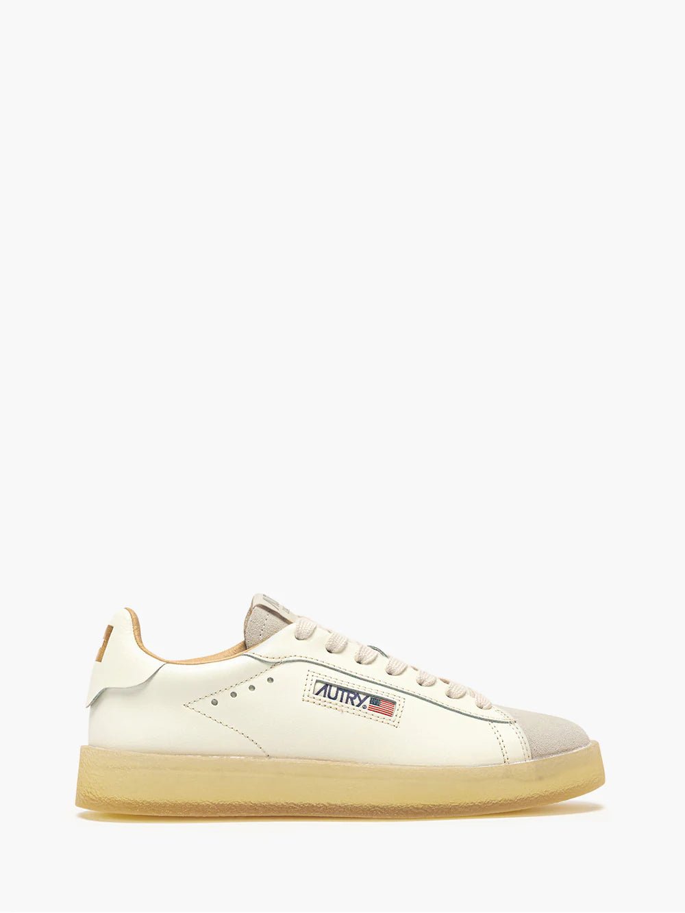 Sneakers dallas low in pelle crema e fondo crep - YES SHOPSneakersAUTRYADLM - FD01-IT 38