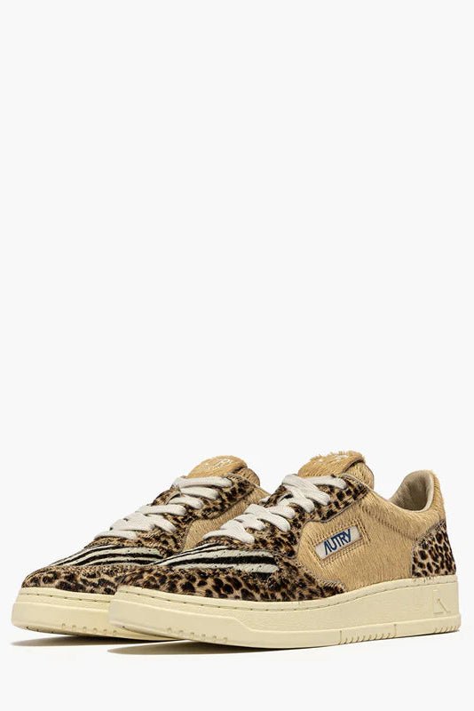 Sneakers medialist low in cavallino safari maculato e zebrato - YES SHOPScarpe sportiveAUTRYAULW-JA02-IT 369640440454871