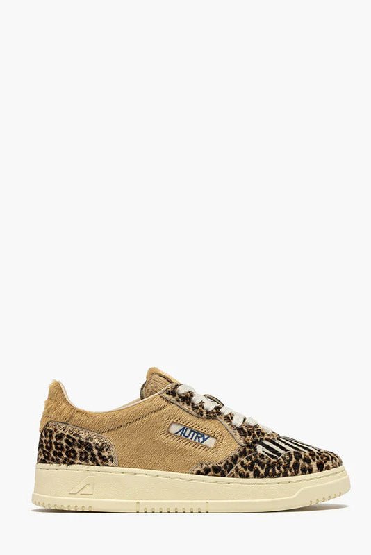 Sneakers medialist low in cavallino safari maculato e zebrato - YES SHOPScarpe sportiveAUTRYAULW-JA02-IT 369640440454871