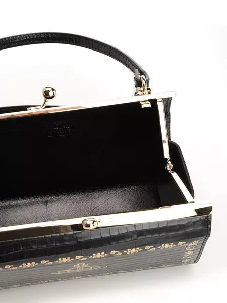Borsa doll xl nero con ricamo oro - YES SHOPBorse a manoVIVIENNE WESTWOOD4B01000YW-L00C9-Taglia unica7056817998571