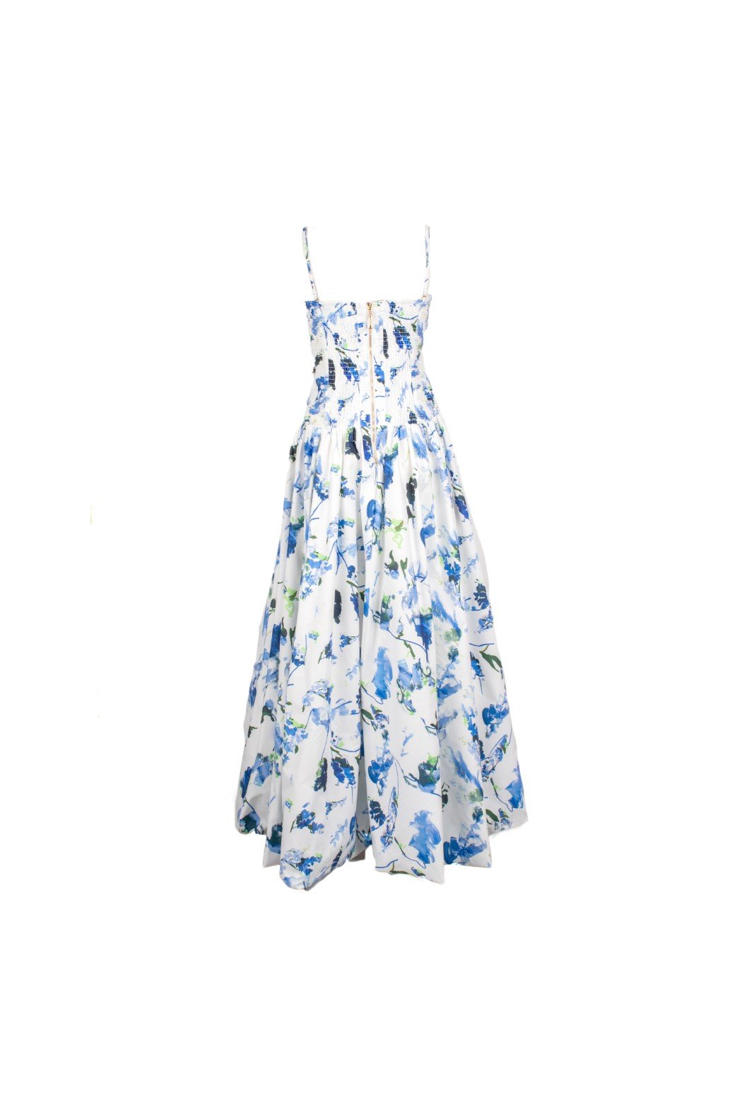 Abito bustier Bosa bianco lungo con stampa floreale azzurra - YES SHOPAbitiODI' ODI'BOSA-LUNGO-XXS4912456742771