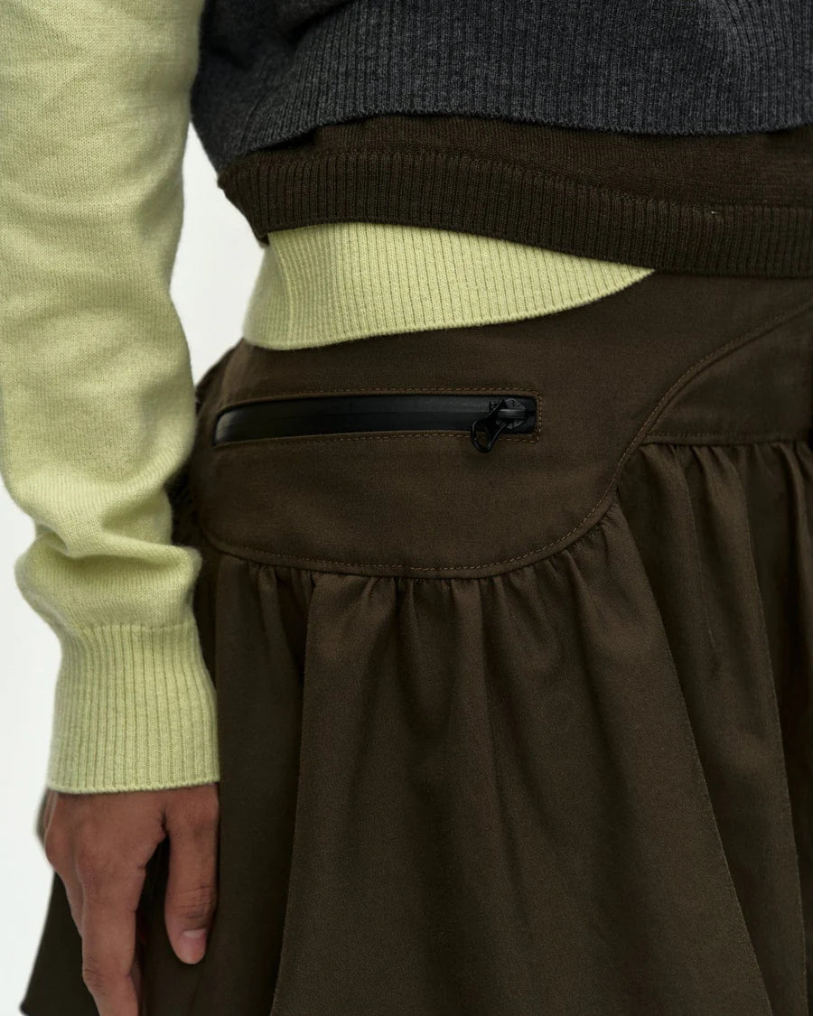 Gonna cargo a palloncino verde khaki - YES SHOPGonneADSB ANDERSSON BELLAPA897W-IT 34