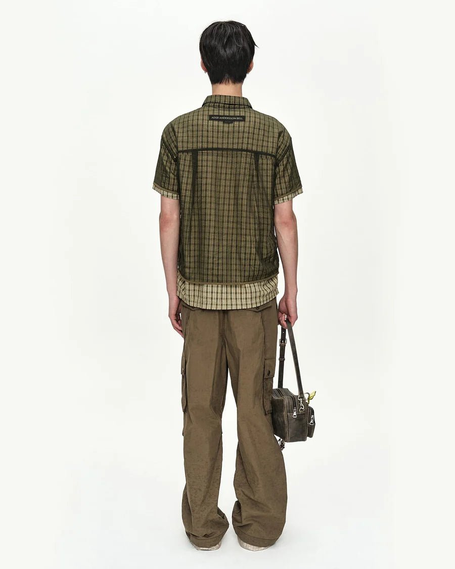 Camicia verde a strati - YES SHOPCamicieANDERSON BELLATB1536M-XXS