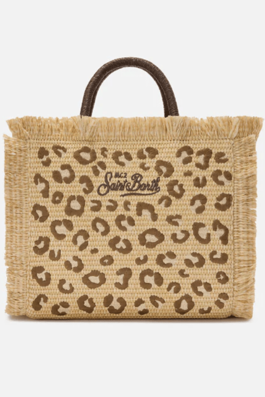 Colette Straw Leopard raffia - YES SHOPBorse a manoMC2 SAINT BARTHCOL0017/00349L-Taglia unica9916930233771