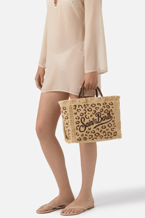 Colette Straw Leopard raffia - YES SHOPBorse a manoMC2 SAINT BARTHCOL0017/00349L-Taglia unica9916930233771